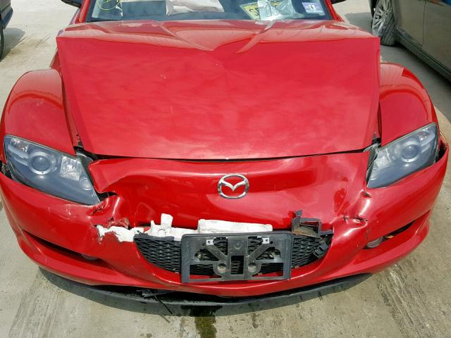 JM1FE17N650147546 - 2005 MAZDA RX8 RED photo 7