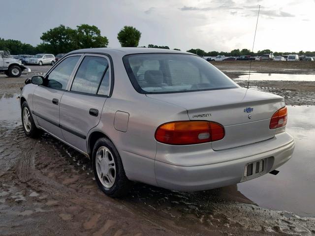 1Y1SK52812Z409945 - 2002 CHEVROLET GEO PRIZM SILVER photo 3