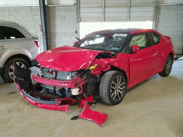 JTKJF5C73FJ003124 - 2015 TOYOTA SCION TC 红色 照片 2