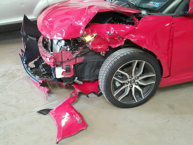 JTKJF5C73FJ003124 - 2015 TOYOTA SCION TC 红色 照片 9