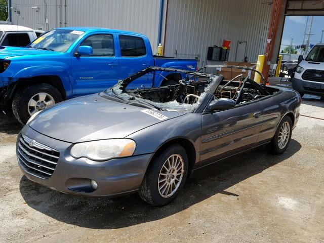 1C3EL55R95N704892 - 2005 CHRYSLER SEBRING TO GRAY photo 2