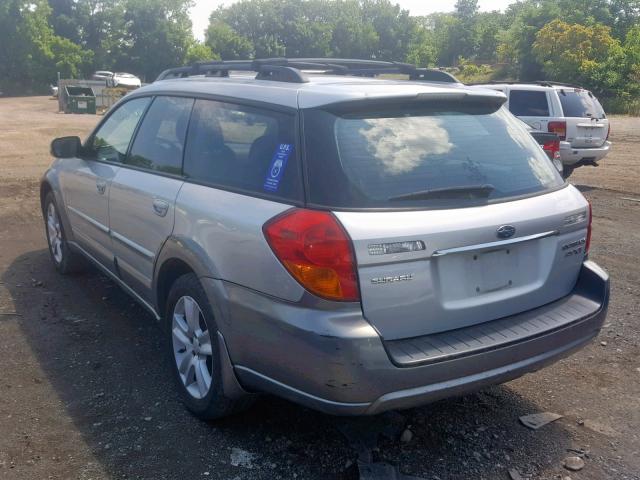 4S4BP67CX64353429 - 2006 SUBARU LEGACY OUT SILVER photo 3