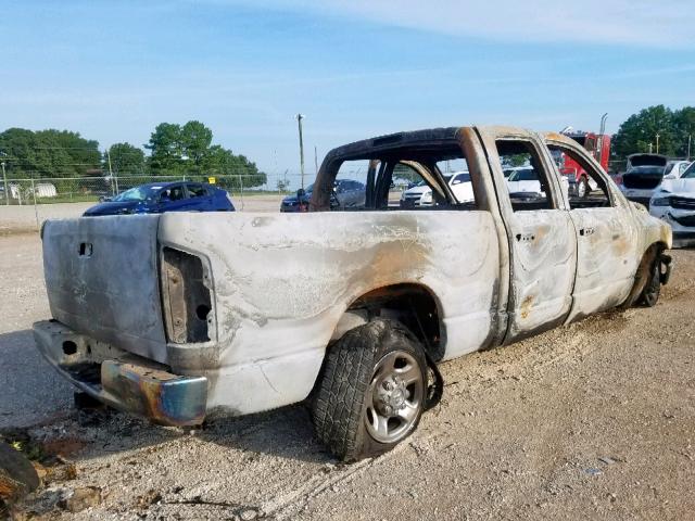 3D7KA28C34G247293 - 2004 DODGE RAM 2500 S Այրված լուսանկար 4