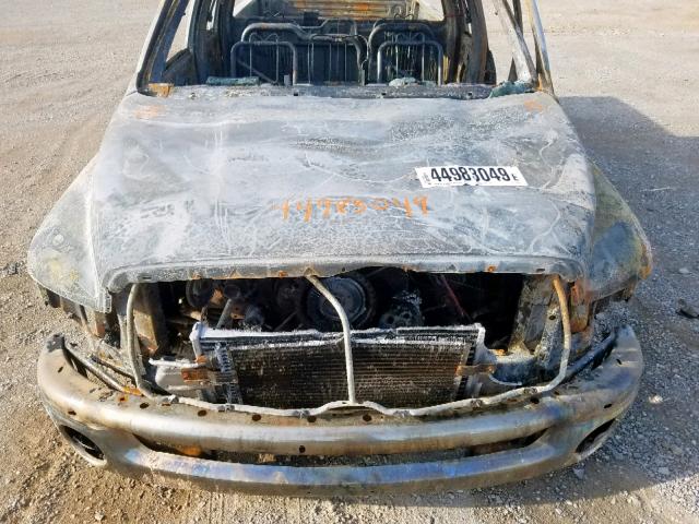 3D7KA28C34G247293 - 2004 DODGE RAM 2500 S Այրված լուսանկար 7