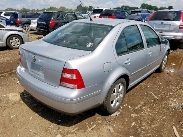 3VWSK69M54M032616 - 2004 VOLKSWAGEN JETTA GLS SILVER photo 4