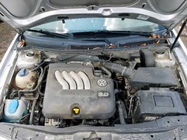 3VWSK69M54M032616 - 2004 VOLKSWAGEN JETTA GLS SILVER photo 7