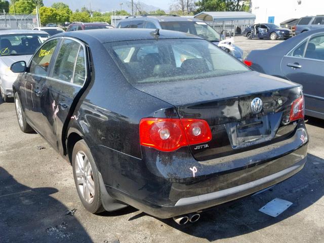 3VWSF71K37M044255 - 2007 VOLKSWAGEN JETTA 2.5 BLACK photo 3