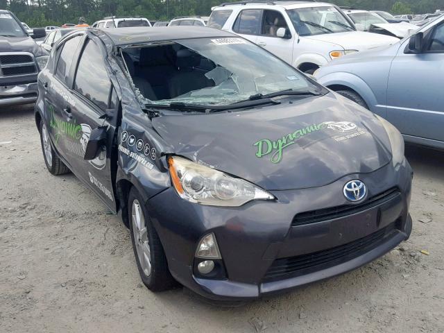 JTDKDTB35C1500742 - 2012 TOYOTA PRIUS C BLACK photo 1