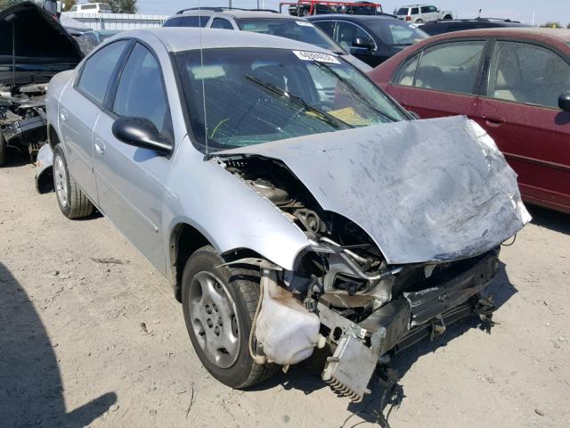 1B3ES26C92D627886 - 2002 DODGE NEON SILVER photo 1