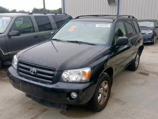 JTEGP21A640027511 - 2004 TOYOTA HIGHLANDER BLACK photo 2