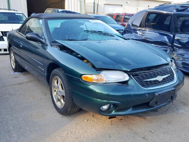 3C3EL55H1XT577467 - 1999 CHRYSLER SEBRING JX GREEN photo 1