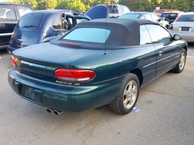 3C3EL55H1XT577467 - 1999 CHRYSLER SEBRING JX GREEN photo 4