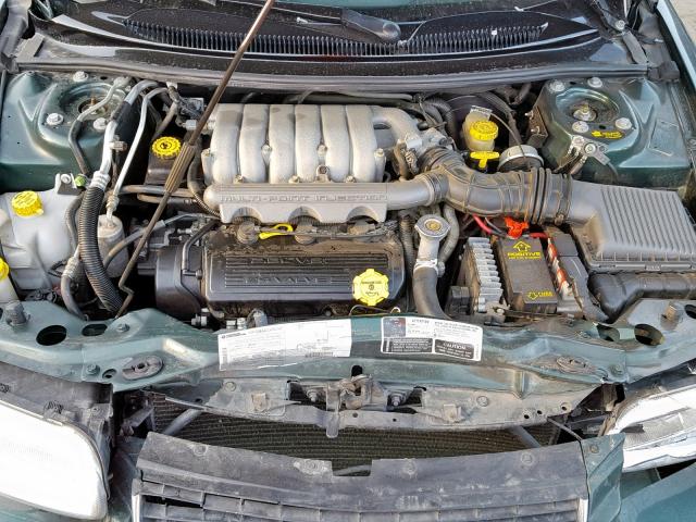 3C3EL55H1XT577467 - 1999 CHRYSLER SEBRING JX GREEN photo 7