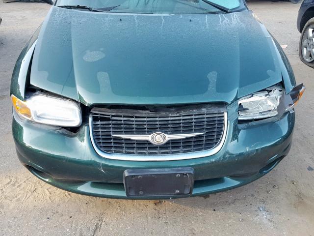 3C3EL55H1XT577467 - 1999 CHRYSLER SEBRING JX GREEN photo 9