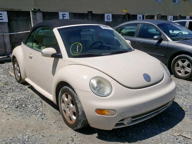 3VWCK21Y33M318703 - 2003 VOLKSWAGEN NEW BEETLE კრემისფერი ფოტო 1