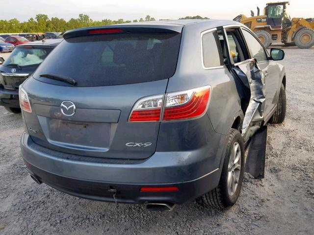 JM3TB2CA3C0337992 - 2012 MAZDA CX-9 GREEN photo 4