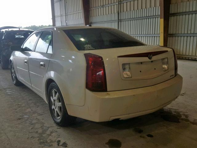 1G6DP567450183248 - 2005 CADILLAC CTS HI FEA WHITE photo 3