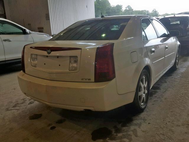 1G6DP567450183248 - 2005 CADILLAC CTS HI FEA WHITE photo 4