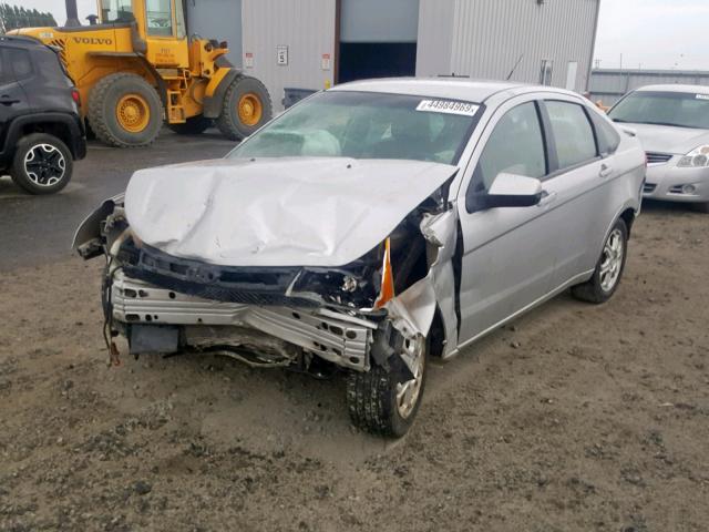 1FAHP36N19W188532 - 2009 FORD FOCUS SES SILVER photo 2