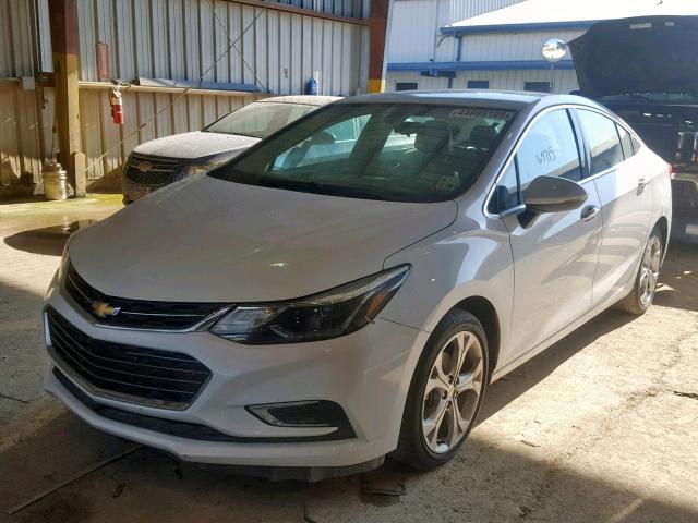 1G1BF5SM3H7139796 - 2017 CHEVROLET CRUZE PREM WHITE photo 2