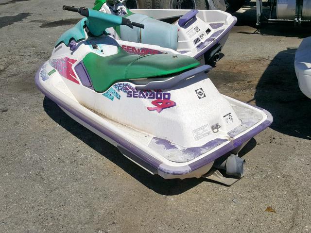 ZZN015081495 - 1995 BOMBARDIER SEA DOO BLUE photo 3