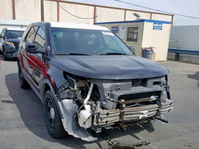 1FM5K8AR6EGC15291 - 2014 FORD EXPLORER P BLACK photo 1