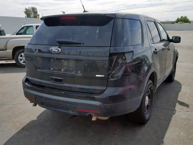 1FM5K8AR6EGC15291 - 2014 FORD EXPLORER P BLACK photo 4