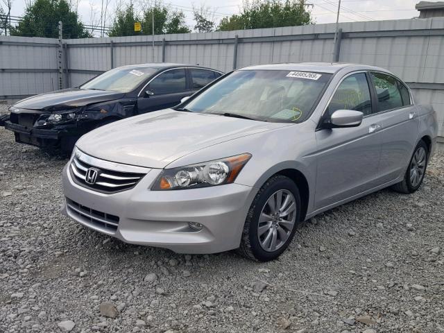 1HGCP3F82CA032021 - 2012 HONDA ACCORD EXL SILVER photo 2