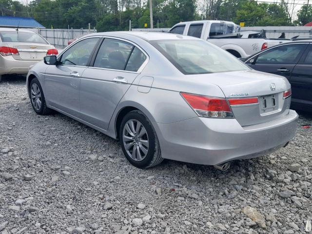 1HGCP3F82CA032021 - 2012 HONDA ACCORD EXL SILVER photo 3