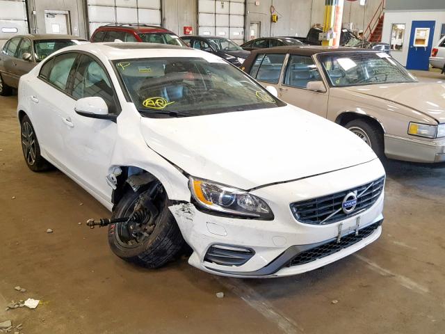 YV126MFL5H2421769 - 2017 VOLVO S60 WHITE photo 1