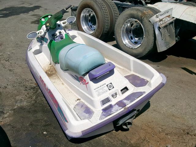 ZZNE4965C595 - 1995 BOMBARDIER SEA DOO GREEN photo 3