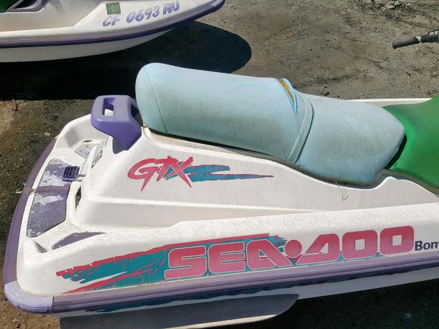 ZZNE4965C595 - 1995 BOMBARDIER SEA DOO GREEN photo 6