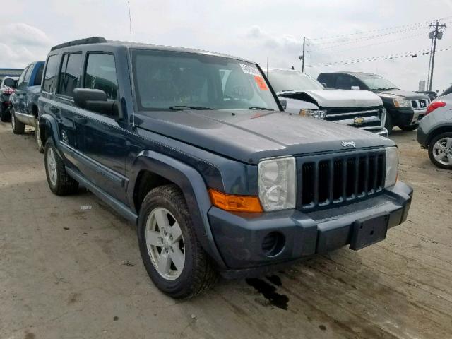 1J8HG48K36C317797 - 2006 JEEP COMMANDER BLUE photo 1
