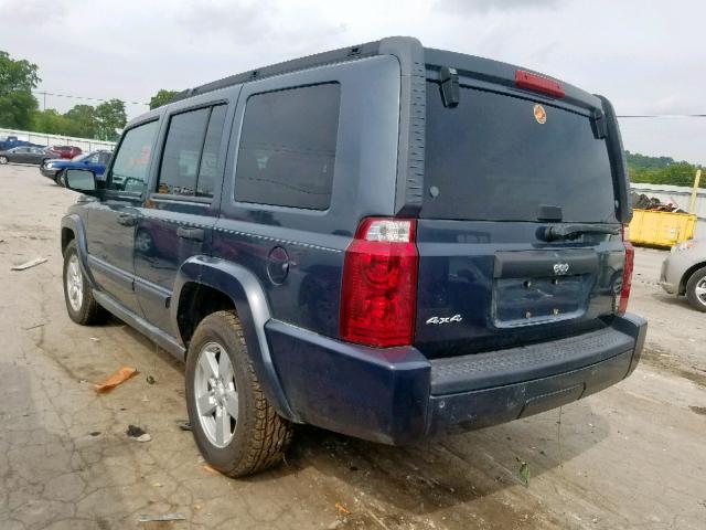 1J8HG48K36C317797 - 2006 JEEP COMMANDER BLUE photo 3