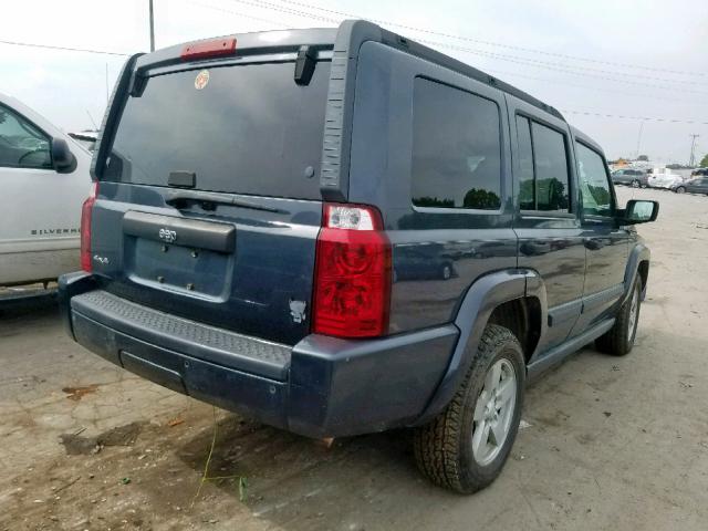 1J8HG48K36C317797 - 2006 JEEP COMMANDER BLUE photo 4