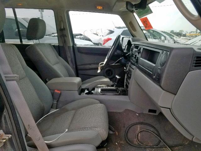 1J8HG48K36C317797 - 2006 JEEP COMMANDER BLUE photo 5