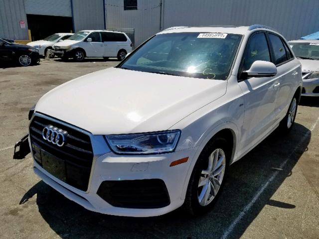 WA1BCCFS3JR028182 - 2018 AUDI Q3 PREMIUM WHITE photo 2