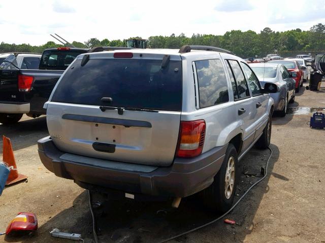 1J4GX48S42C255317 - 2002 JEEP GRAND CHER GRAY photo 4