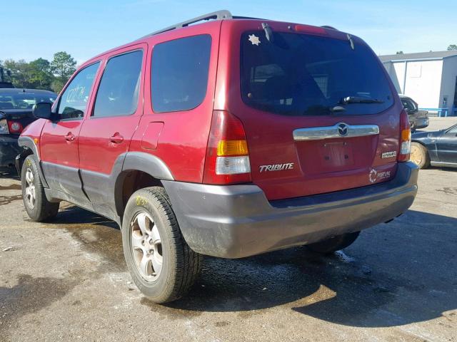 4F2CZ06184KM03950 - 2004 MAZDA TRIBUTE ES 红色 照片 3