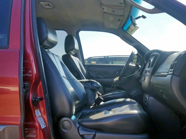 4F2CZ06184KM03950 - 2004 MAZDA TRIBUTE ES 红色 照片 5