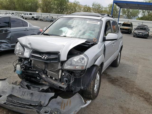 KM8JN12D57U635158 - 2007 HYUNDAI TUCSON SE SILVER photo 2