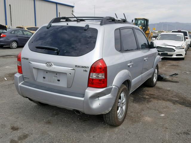 KM8JN12D57U635158 - 2007 HYUNDAI TUCSON SE SILVER photo 4