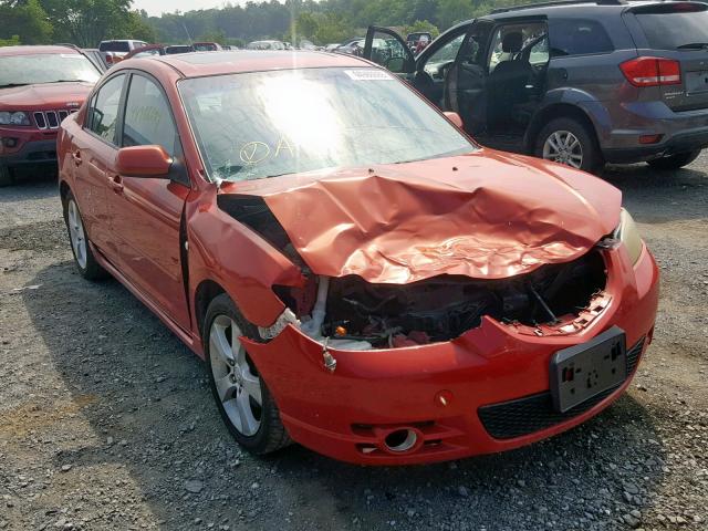 JM1BK323741121894 - 2004 MAZDA 3 S RED photo 1