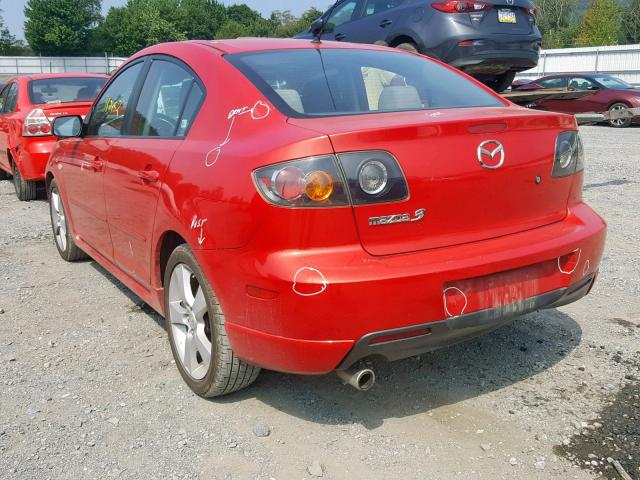 JM1BK323741121894 - 2004 MAZDA 3 S RED photo 3