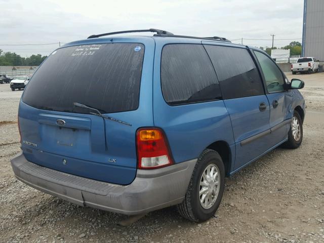 2FMZA51451BB46733 - 2001 FORD WINDSTAR L BLUE photo 4