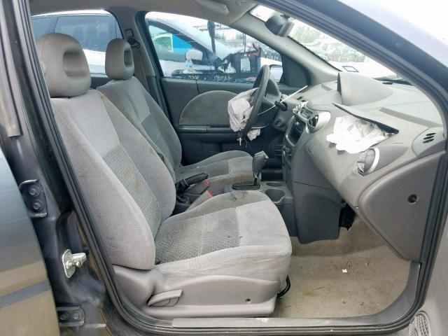 1G8AL52F35Z130815 - 2005 SATURN ION LEVEL GRAY photo 5