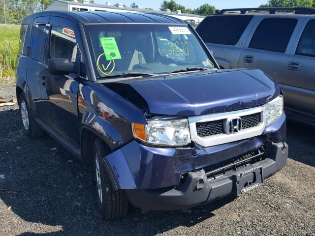 5J6YH2H75AL007724 - 2010 HONDA ELEMENT EX BLUE photo 1