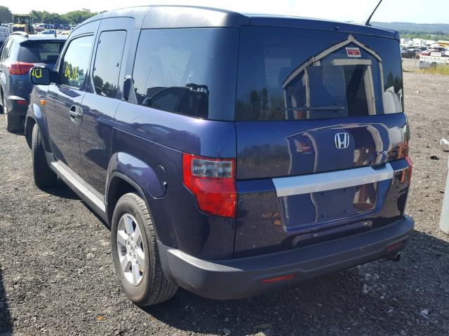 5J6YH2H75AL007724 - 2010 HONDA ELEMENT EX BLUE photo 3