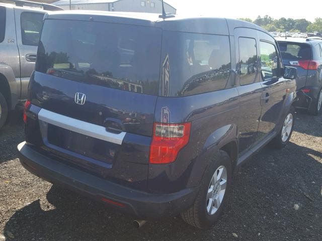 5J6YH2H75AL007724 - 2010 HONDA ELEMENT EX BLUE photo 4