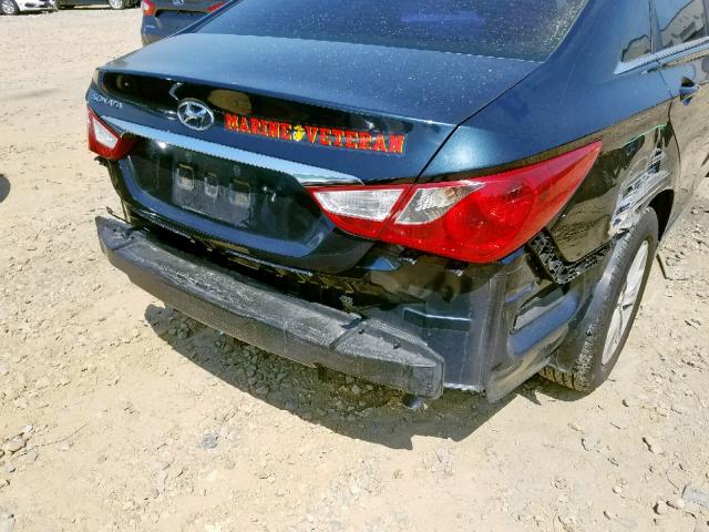 5NPEB4AC1BH008307 - 2011 HYUNDAI SONATA GLS BLUE photo 9